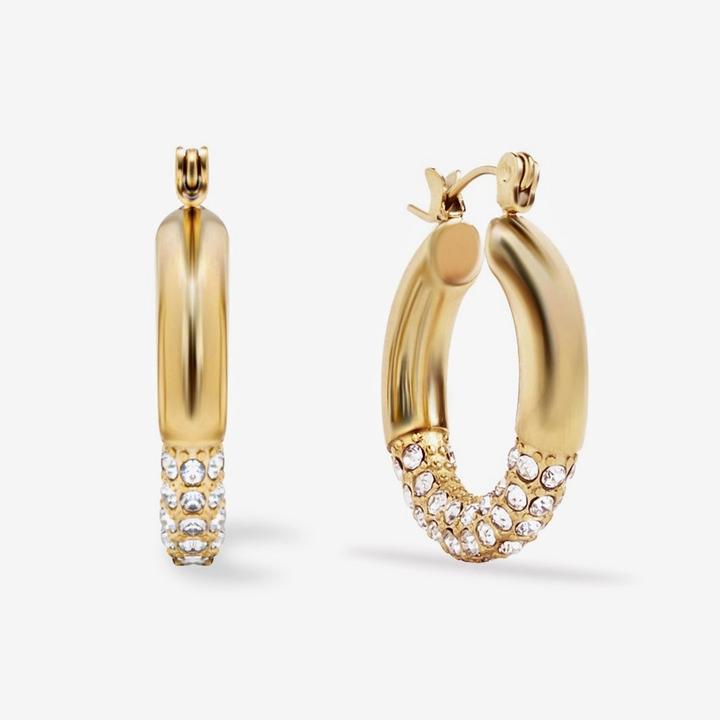 Actual product image Sensora Jewelry Glimmer Hoops earrings (Stainless steel)