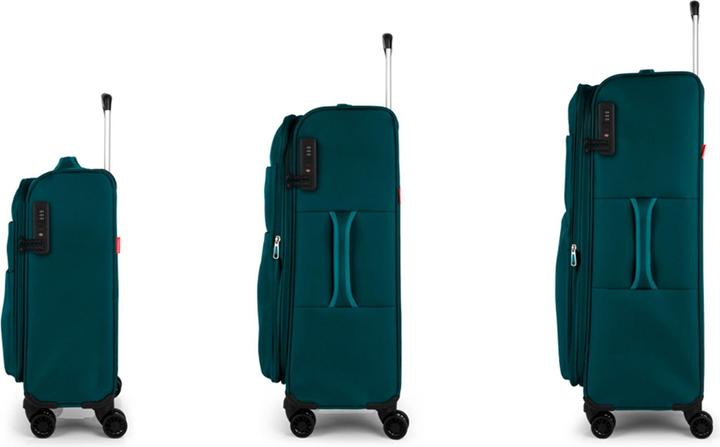 Image du produit Gabol Cloud Ensemble de valises à 4 roulettes 3 pièces avec soufflet extensible (210 l, XL (à partir de 115l))