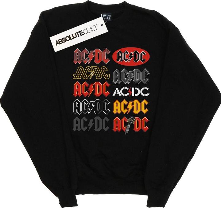 Produktbild AC/DC Multi Logos Baumwolle Sweatshirt (4XL)