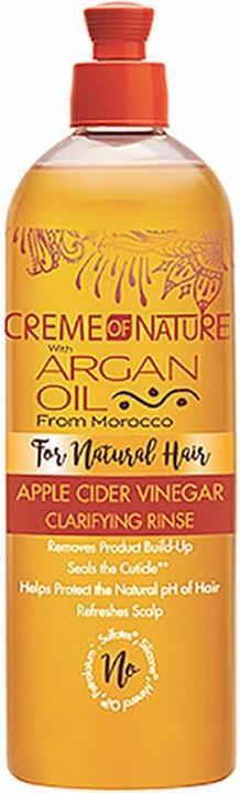 Produktbild Creme of Nature Argan Oil Apple Cider Vinegar Rinse 15.5oz (460ml) (460 ml, Flüssiges Shampoo)