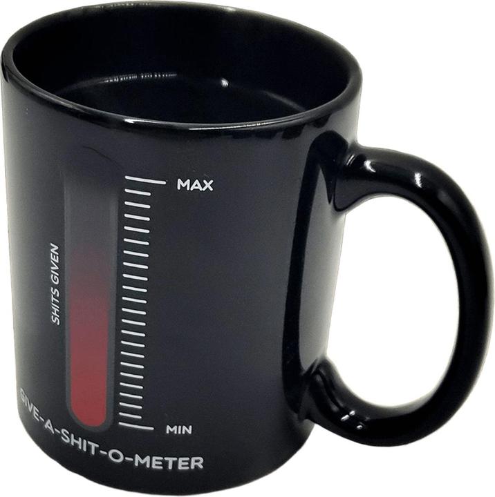 Produktbild Mad Monkey Tasse Give a Shit mit Farbwechsel durch Wärme (300 ml, 1 x)