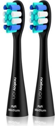 Produktbild Niceboy ION Sonic Lite Ersatzkopf - Medium Schwarz, 2 Stück (2 x)