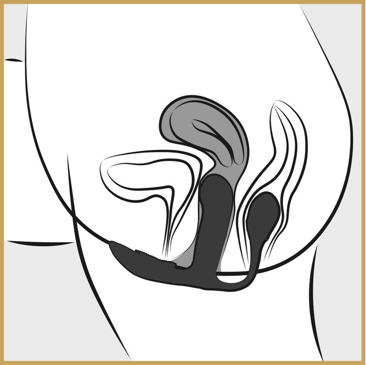 Actual product image GoGasm Pussy & Ass Vibrator