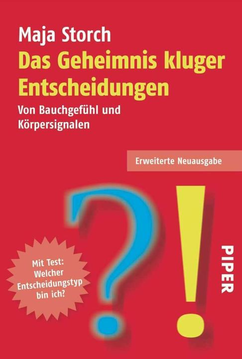 Produktbild Das Geheimnis kluger Entscheidungen (Deutsch, Maja Storch, 2011)