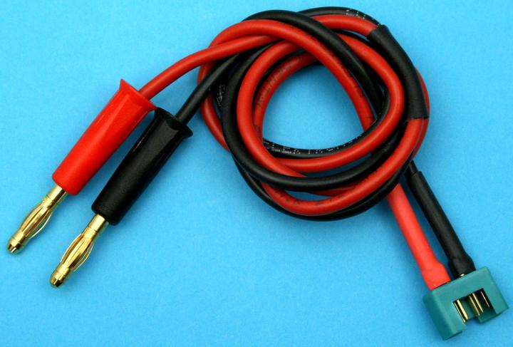 Actual product image Muldental Charging cable MPX with 4mm banana plug