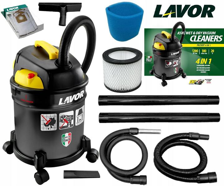 Actual product image Lavor Freddy 4 in 1 vacuum cleaner for dry and wet cleaning (Wet dry vacuum cleaner)