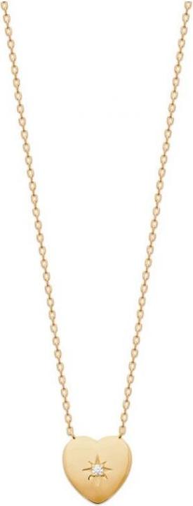 Lara COLLIER AM- 40+3+2CM - ZIRCONIA - COEUR