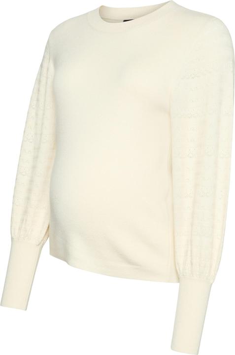 Vero Moda Maternity Normal geschnitten Rundhals Lange Bündchen Pullover Gestricktes Oberteil