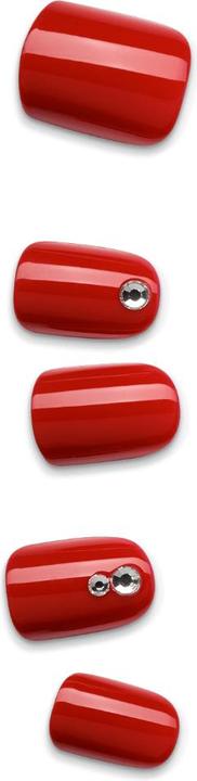 Actual product image KISS Artificial nails set Kill Heals 30 pieces (Artificial nails, Red)