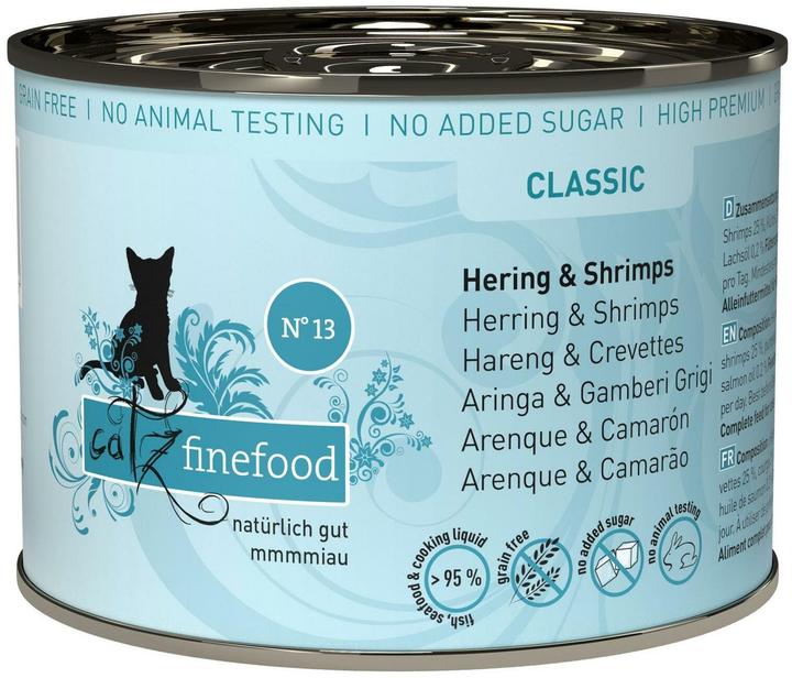 Image du produit Catz Finefood No.13 Hareng & crabe (Adulte, 6 pcs, 210 g)