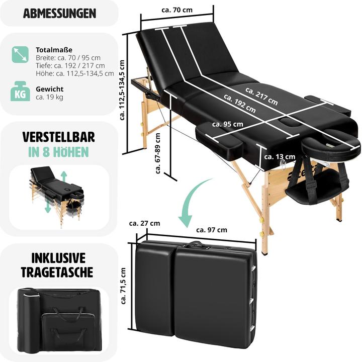 Image du produit tectake Table de massage