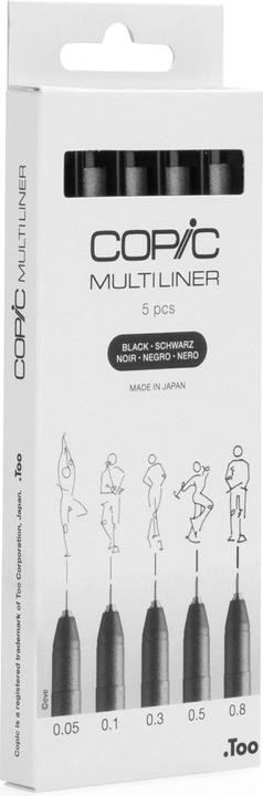 Immagine prodotto Copic Multiliner (Nero, 5 x)