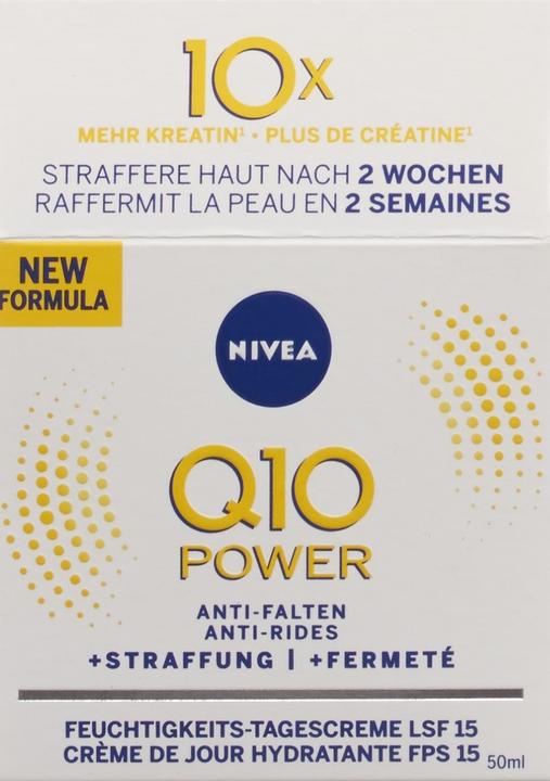 Immagine prodotto NIVEA Crema da giorno rassodante antirughe Q10 Power (50 ml, Crema da giorno, SPF 15)