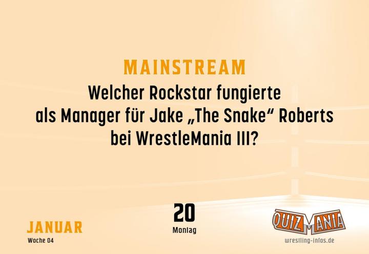 Produktbild QuizMania - Das Wrestling-Quiz für jeden Tag 2025 (Deutsch)