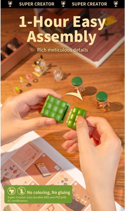 Actual product image Robotime Leisurely Cheers Bar