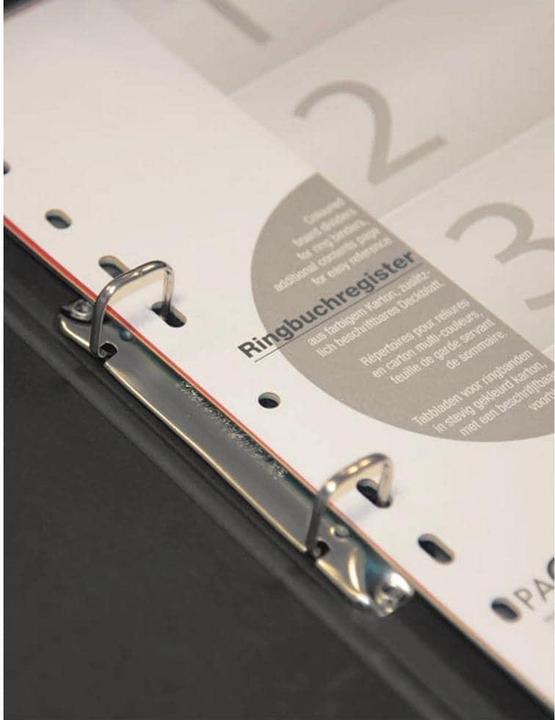 Actual product image Pagna Document folder 2-ring mechanism kraft paper nature (A4, 1 x)