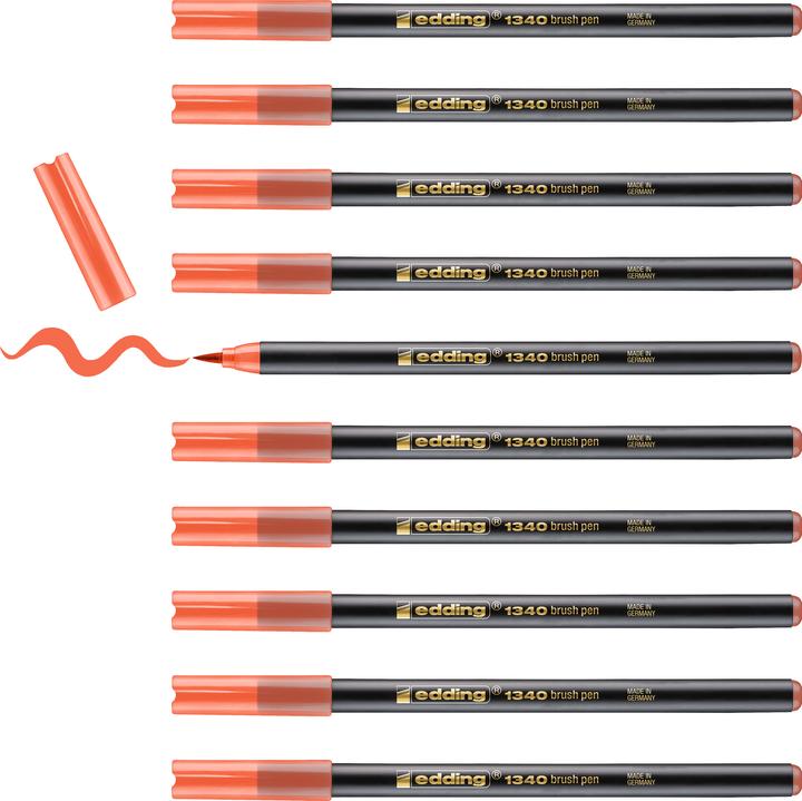 Produktbild Edding Brushpen 1340 (Mandarine, 1 x)