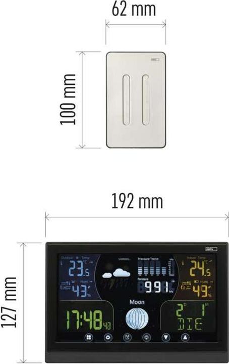 Image du produit Emos Station météo sans fil E6018