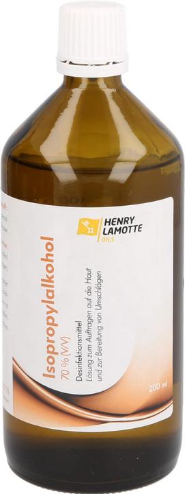 Produktbild HENRY LAMOTTE OILS Isopropylalkohol 70 % Desinfektionsmittel Lösung, 200 ml Lösung (200 ml)