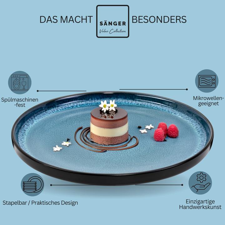 Produktbild Sänger Dessertteller Set Vigo (6 x, 20.30 cm)