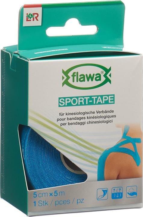 Flawa Sport-Tape 5cmx5m türkis (5 m)