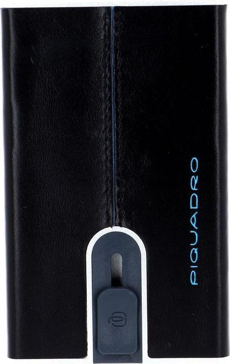 Actual product image Piquadro Blue Square - Credit card case with sliding system