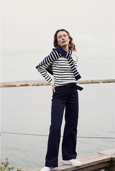 Produktbild La Redoute Collections Matrosenpullover aus Bio-Baumwolle (S)