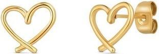 Vuch Minimalist gold-plated earrings Emery Gold Hearts