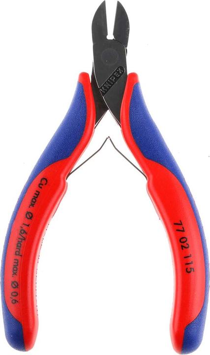 Actual product image Knipex Electronics Diagonal Cutter 77 02 115 SB (115 mm)