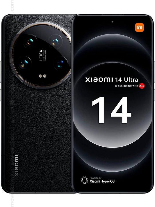 Xiaomi 14 Ultra 512 GB, 16 GB RAM, zwart (512 GB, Black, 6.70", Dubbele SIM, 50 Mpx, 5G)