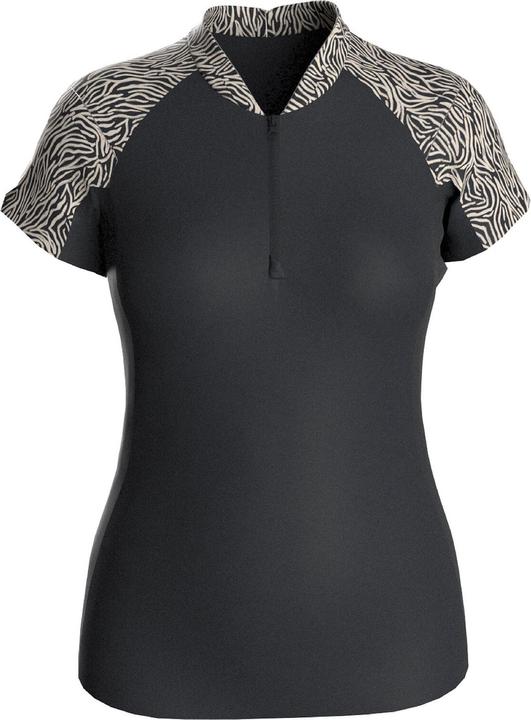Nabaiji Women’s aquagym and aquafitness short-sleeved top -- Rachel black (44)