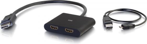 Immagine prodotto C2G Hub da Mini DisplayPort(TM) 1.2 a Dual HDMI(R) MST