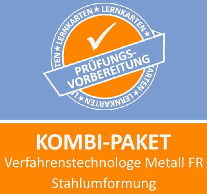 Produktbild Kombi-Paket Verfahrenstechnologe Metall FR Stahlumformung Lernkarten (Deutsch, Michaela Rung-Kraus, Jennifer Christiansen, 2024)