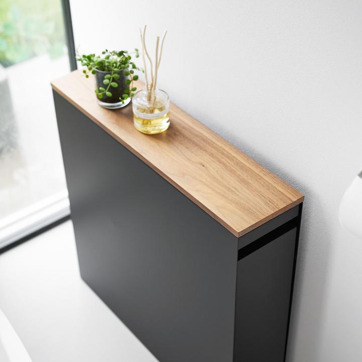 Image du produit Yamazaki Étagère extensible avec étagère en bois TOWER (140 x 56 x 55 cm)