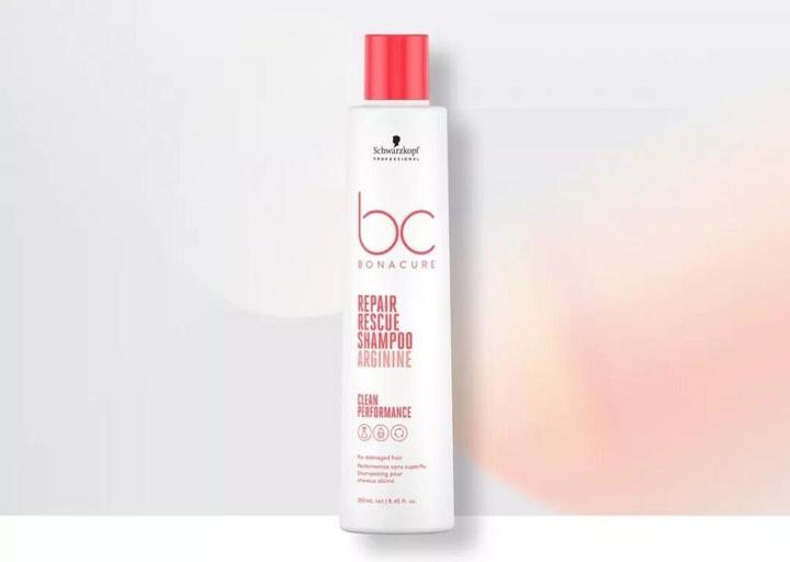 Actual product image Schwarzkopf Repairing Shampoo Bonacure Repair Rescue Arginina (250 ml) (250 ml, Liquid shampoo)
