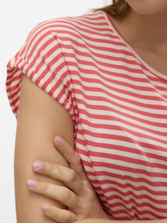Actual product image Vero Moda Vmava Ss Top Stripe Ga Jrs Noos (L)