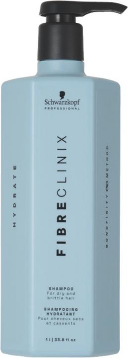 Actual product image Schwarzkopf Fibre Clinix - Hydrate Shampoo (1000 ml, Liquid shampoo)