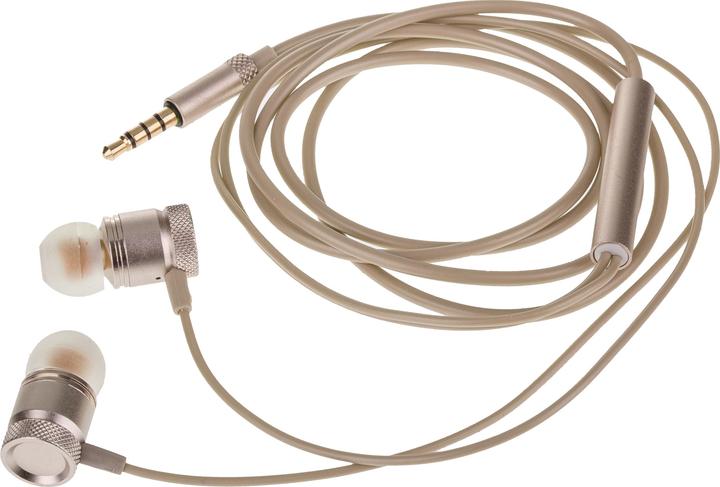 Productafbeelding Peter Jäckel FUN Stereo Hoofdtelefoon Premium Goud met 3,5mm jackaansluiting (Bedraad)