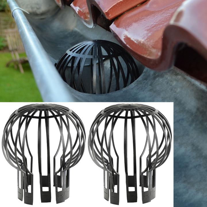 HI Grille de protection des tuyaux de descente, lot de 2, protection des tuyaux de pluie