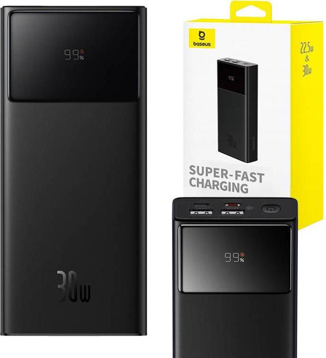 Produktbild Baseus Powerbank Star-Lord 20000mAh, 30W (black) (20000 mAh, 74 Wh)