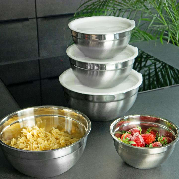 Actual product image Intirilife 5-piece Set Salad Bowls Mixing Bowls (26 cm, 5 x)