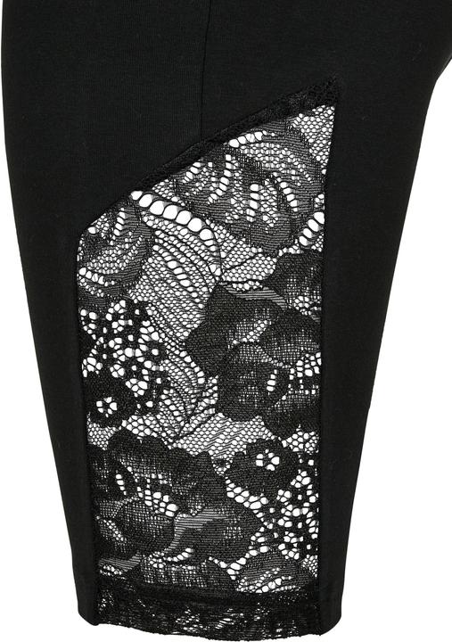 Actual product image Urban Classics Ladies High Waist Lace Inset Cycle Shorts - 16956 (S)