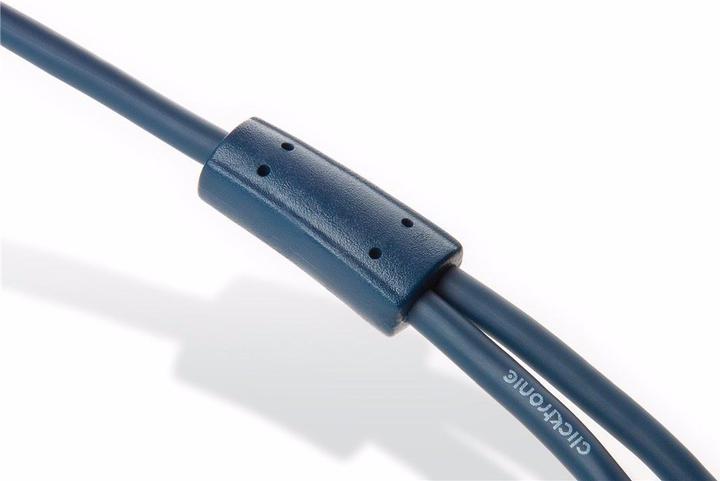 Actual product image clicktronic MP3 Y-Adapter (0.10 m, 3.5mm jack (AUX), Cinch)