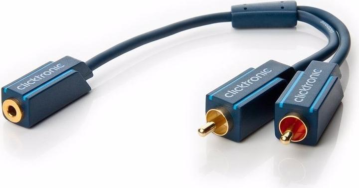 MP3 Y-Adapter (0.10 m, 3.5mm Klinke (AUX), Cinch)