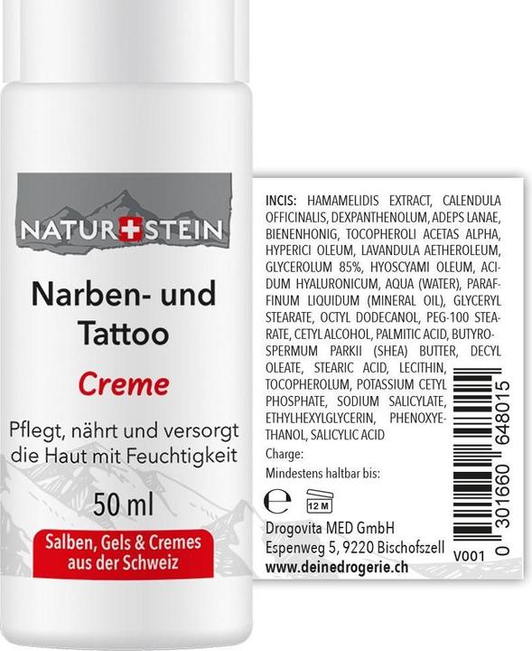Actual product image Naturstein Narben- und Tattoo (50 ml, Cream)