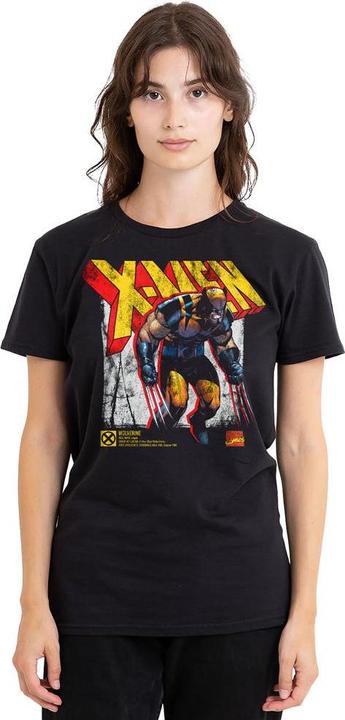 Actual product image Unisex Adult X-Men Wolverine Infographic T-Shirt (M)