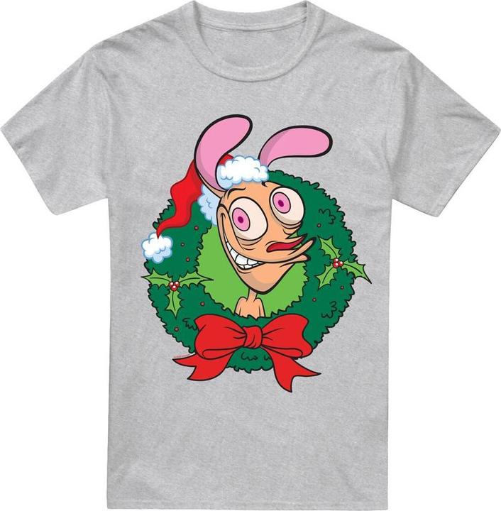 Ren & Stimpy TShirt weihnachtliches Design (XXL)