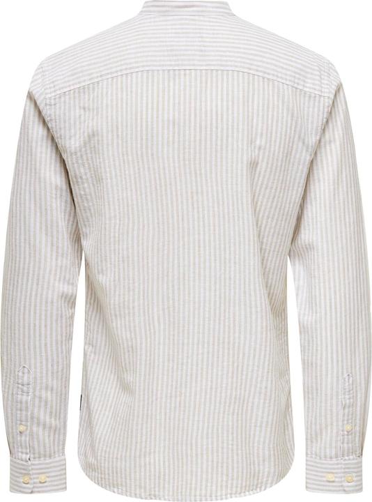 Produktbild Only & Sons Onscaiden Life Ls Mao Stripe Linen Noos (XS)