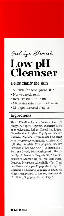 Actual product image Mizon Good Bye Blemish Low pH Cleanser (Cleaning cloths, 100 ml)