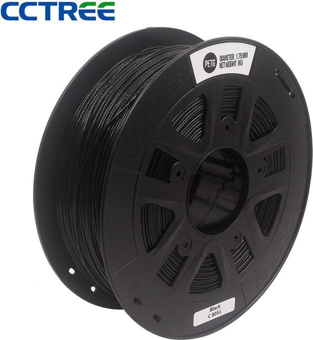 Anycubic CCTree - PETG 1.75 mm 1 kg - Filament For FDM Printers (PETG, 1.75 mm, 1000 g, Schwarz)